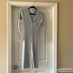 Abercrombie Light Blue Sweater Dress Size S